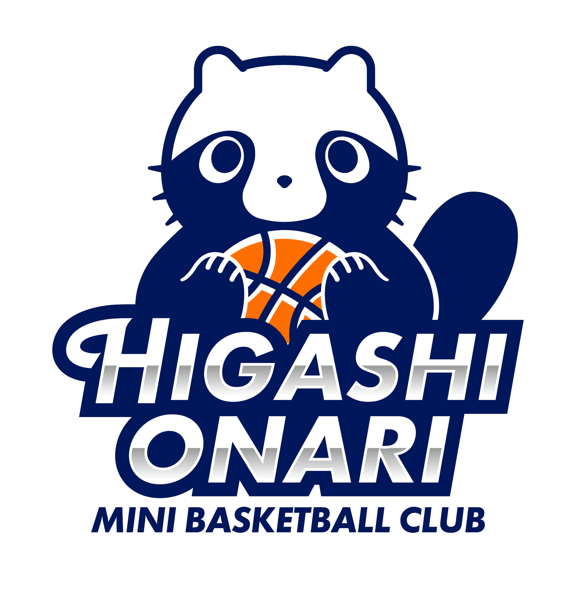 東大成ミニバスケットボールクラブのロゴマーク（マスコットキャラクターのポンタス）